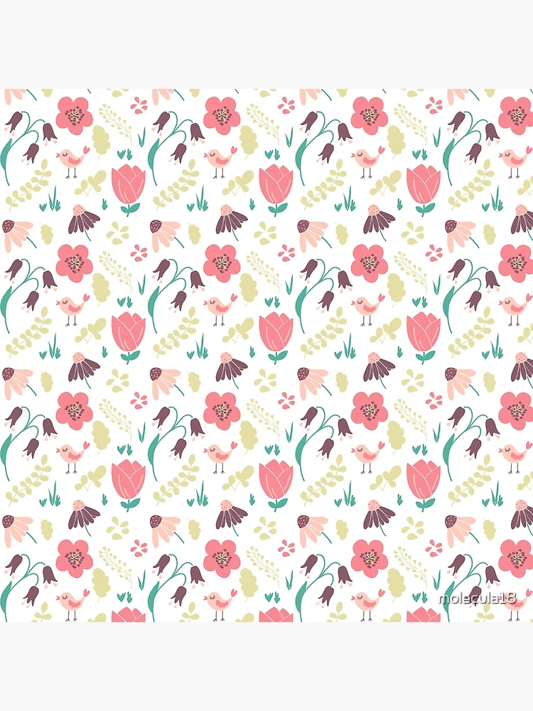 Thumbnail 4 of 4, Pillow, Spring pattern designed and sold by molecula18.