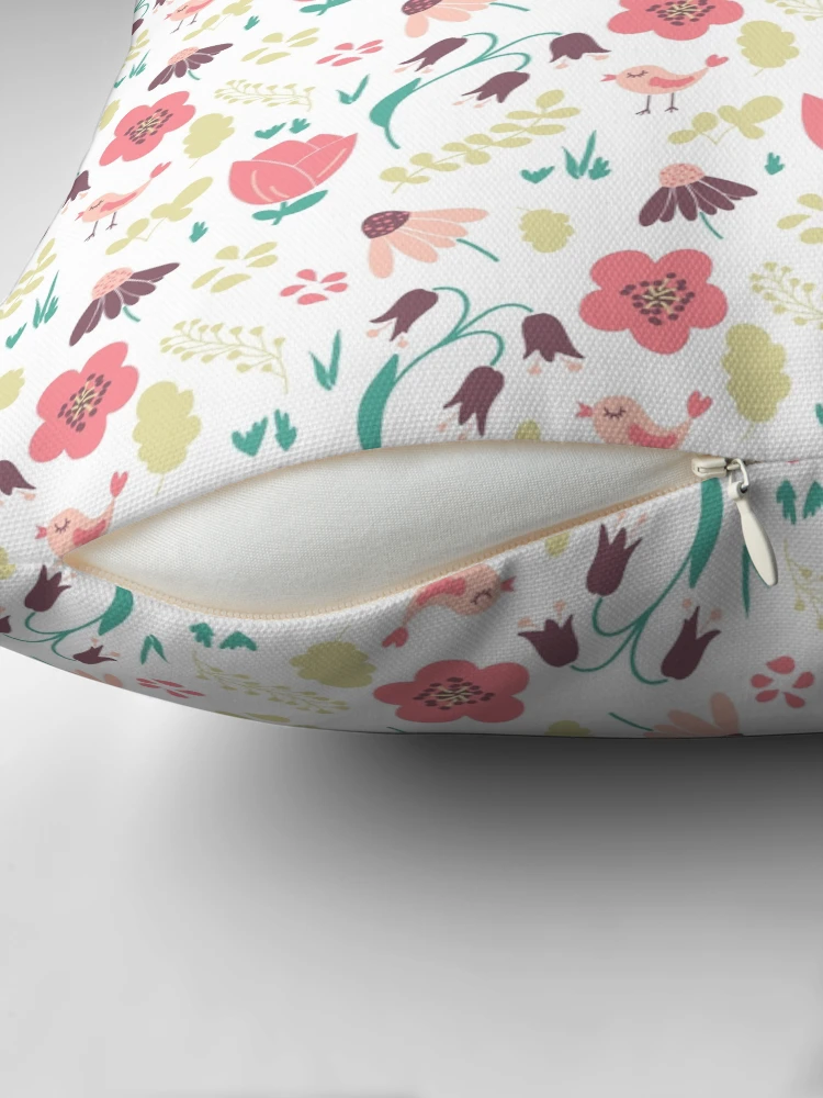 Thumbnail 2 of 4, Pillow, Spring pattern designed and sold by molecula18.