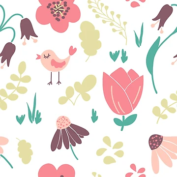 Artwork thumbnail, Spring pattern by molecula18