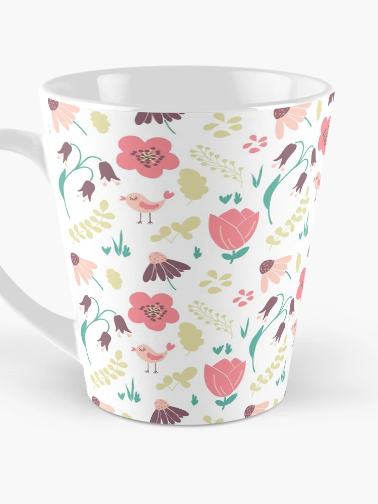 Thumbnail 3 of 4, Coffee Mug, Spring pattern designed and sold by molecula18.