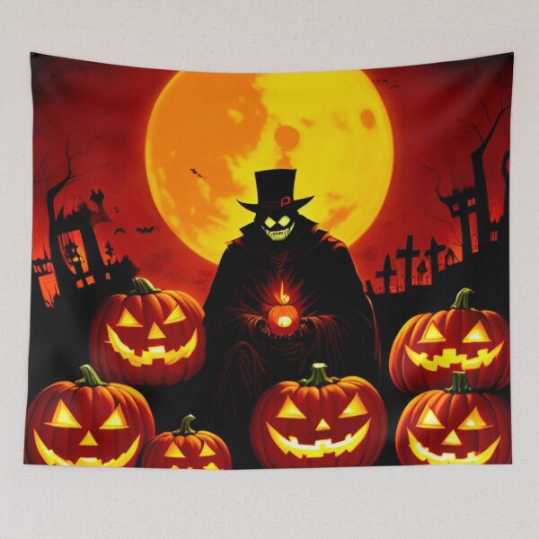 Item preview, Demon Pumpkin Hero Design designed and sold by GrizzlyCollective.