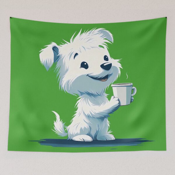 Item preview, Doggy coffee time designed and sold by Brendon987.