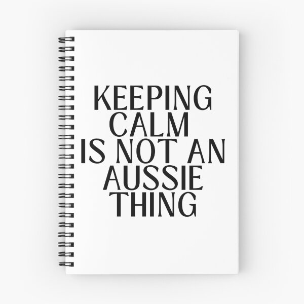 Item preview, Keeping calm is not an aussie thing designed and sold by PieNouk.