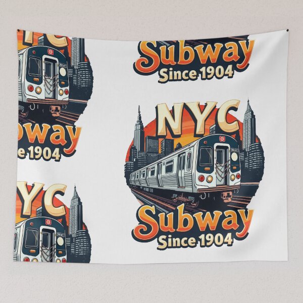 Item preview, New York Subway NYC Subway illustration Train designed and sold by MayaDelaye.