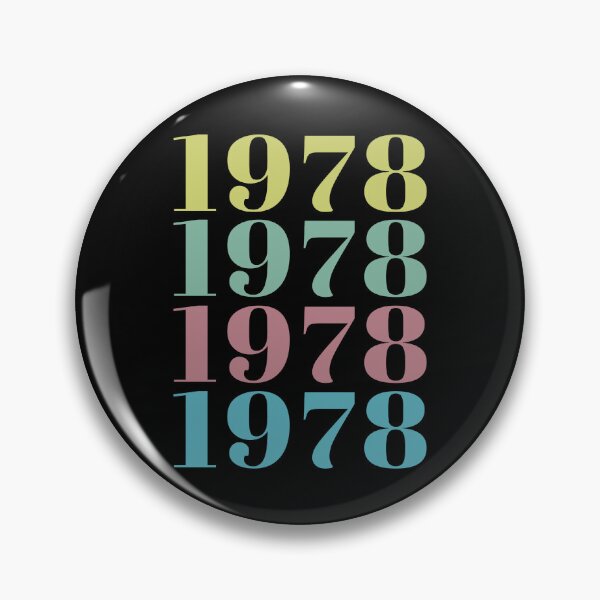 Item preview, 1978 Birthday Year Repeat Design designed and sold by Jeallan Designs.