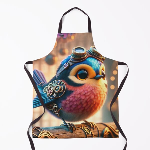 Item preview, Steampunk Blackpoll Warbler designed and sold by Sillytoe.