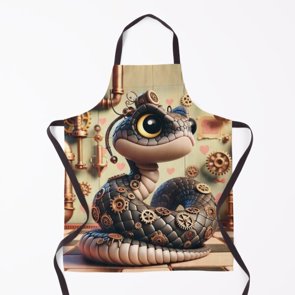 Item preview, Steampunk Black-Tailed Rattlesnake designed and sold by Sillytoe.