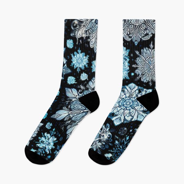 Item preview, Winter Whimsy: Intricate Snowflake Pattern. designed and sold by Linework Studio.