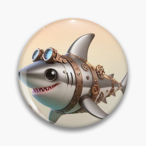 Item preview, Steampunk Blacktip Reef Shark designed and sold by Sillytoe.
