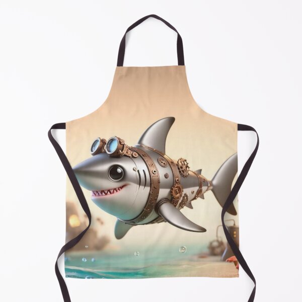Item preview, Steampunk Blacktip Reef Shark designed and sold by Sillytoe.