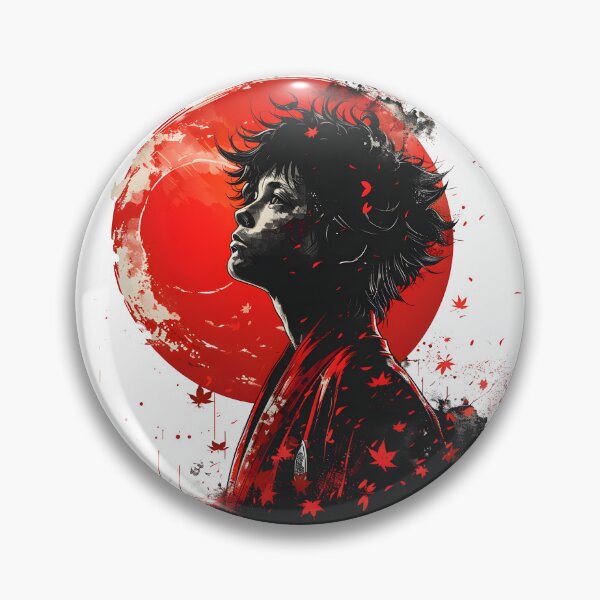 Item preview, Symbolic Red Moon Sakura leaves designed and sold by PCGDrawing.