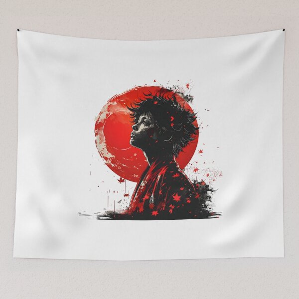 Item preview, Symbolic Red Moon Sakura leaves designed and sold by PCGDrawing.