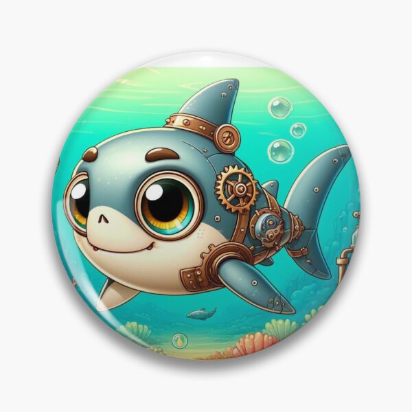 Item preview, Steampunk Blacktip Shark designed and sold by Sillytoe.