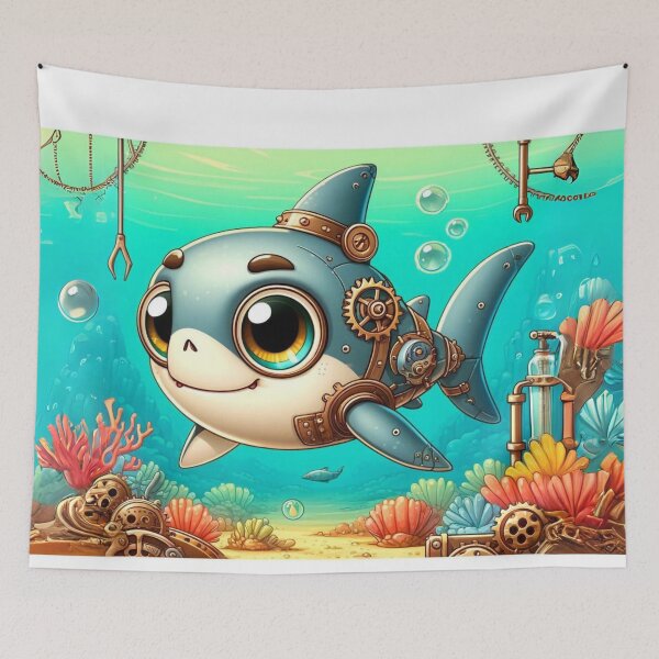 Item preview, Steampunk Blacktip Shark designed and sold by Sillytoe.