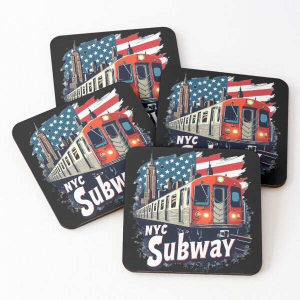 Item preview, New York Subway NYC Subway illustration Train designed and sold by MayaDelaye.