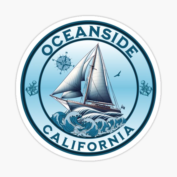 Item preview, Oceanside California Nautical designed and sold by Destination88.
