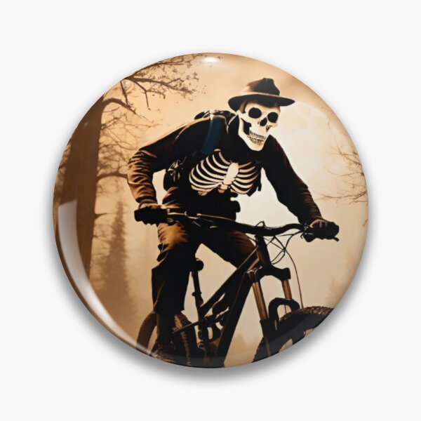 Item preview, MTB Rider in Skeleton Fancy Dress designed and sold by GrizzlyCollective.