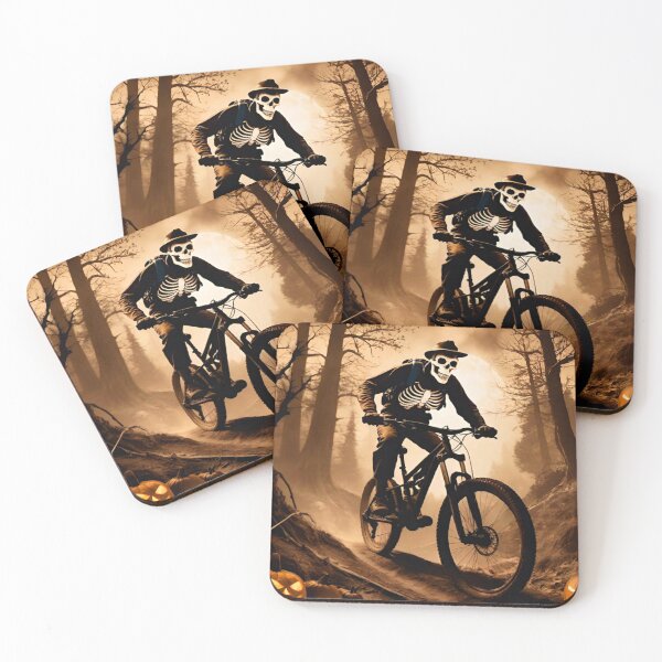 Item preview, MTB Rider in Skeleton Fancy Dress designed and sold by GrizzlyCollective.