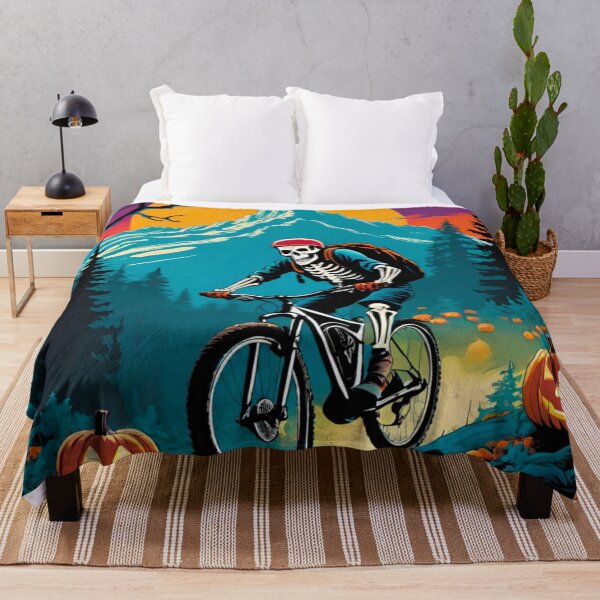 Item preview, MTB Skeleton Atop the Mountains designed and sold by GrizzlyCollective.
