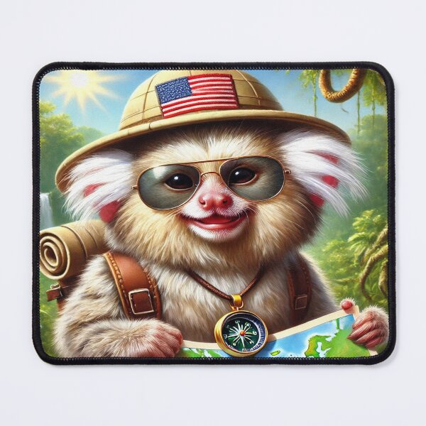 Item preview, Explorer marmoset monkey  designed and sold by Rungreuxng.