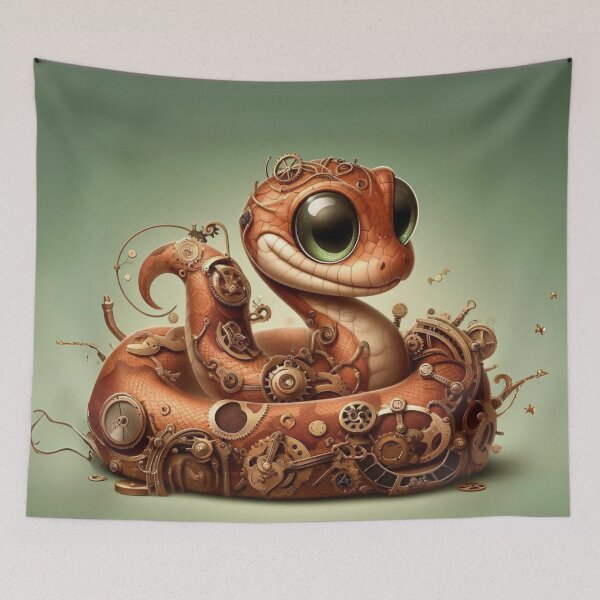 Item preview, Steampunk Blood Python designed and sold by Sillytoe.