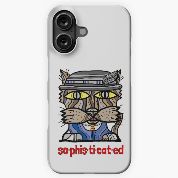 "so-phis-ti-cat-ed" iPhone Snap Case