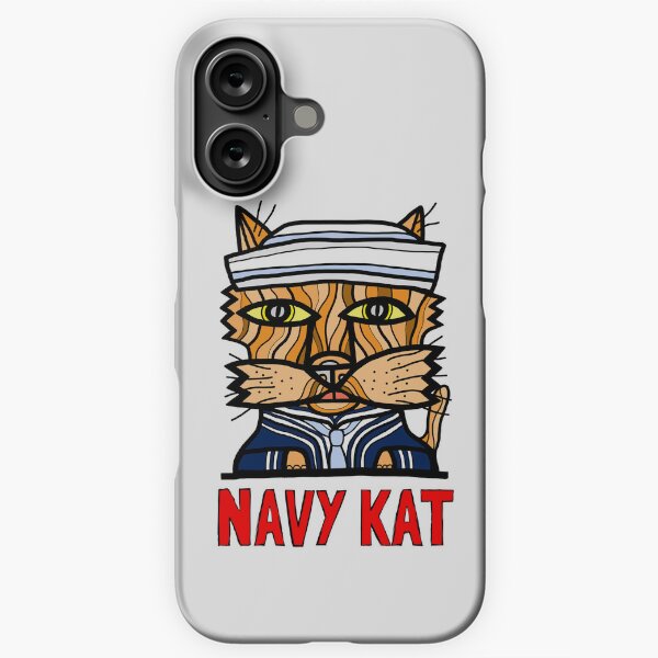 "Navy Kat" iPhone Snap Case