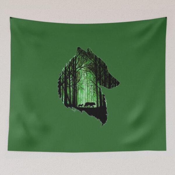 Item preview, Wolfs in the forest designed and sold by AstorAurora.