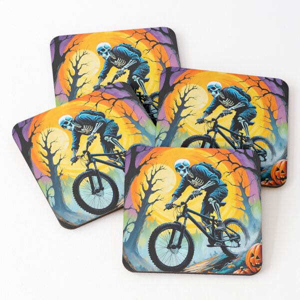 Item preview, Skeleton MTB Halloween Racer designed and sold by GrizzlyCollective.