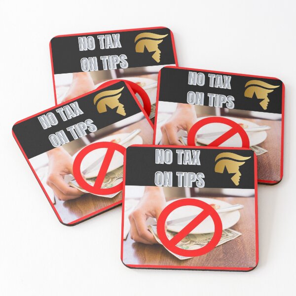 Item preview, "Bold 'No Tax on Tips' Statement - Stand Up for Fair Wages Design" designed and sold by Mrpalaad.