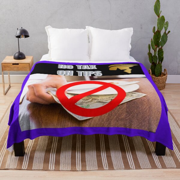 Item preview, "Bold 'No Tax on Tips' Statement - Stand Up for Fair Wages Design" designed and sold by Mrpalaad.