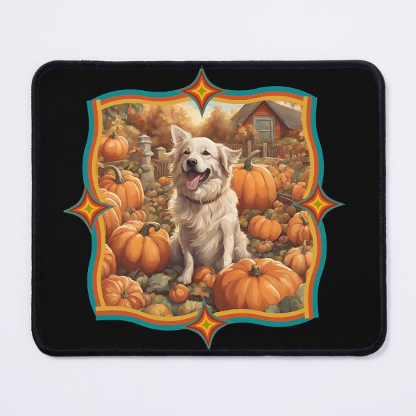 Item preview, Halloween Pumpkins Pumpkin Dog Autumn Animals designed and sold by Design_Your_Day.
