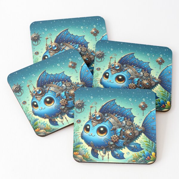 Item preview, Steampunk Blue Catfish designed and sold by Sillytoe.