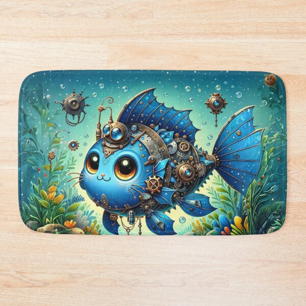 Item preview, Steampunk Blue Catfish designed and sold by Sillytoe.