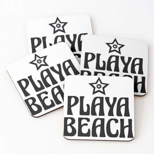 Item preview, Playa Beach Noir Logo designed and sold by PlayaBeachShop.