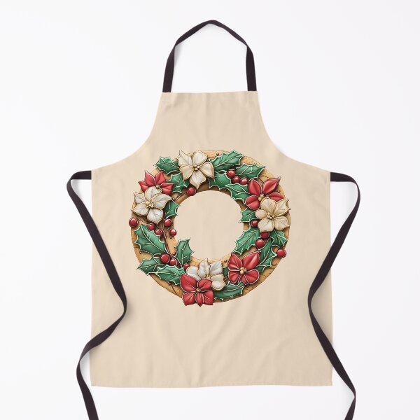 Item preview, Christmas Wreath Cookie designed and sold by LarkspurAndTea.