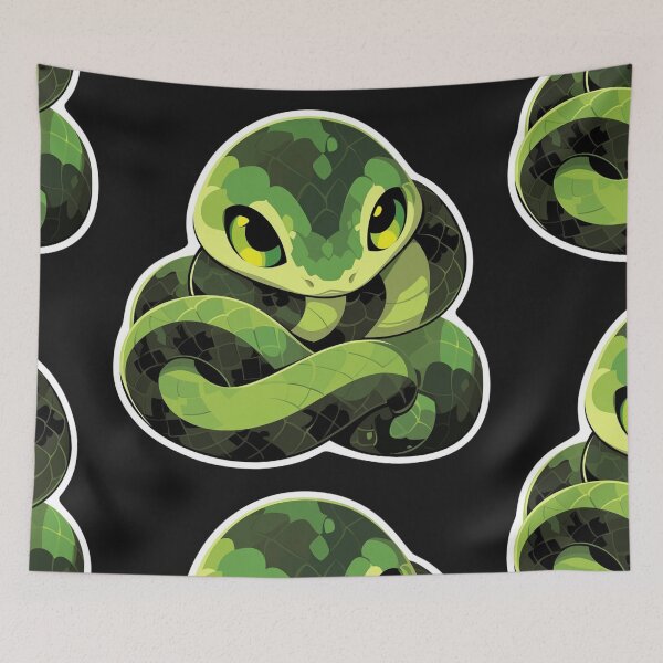 Item preview, kawaii Snake designed and sold by MendaciousMina.