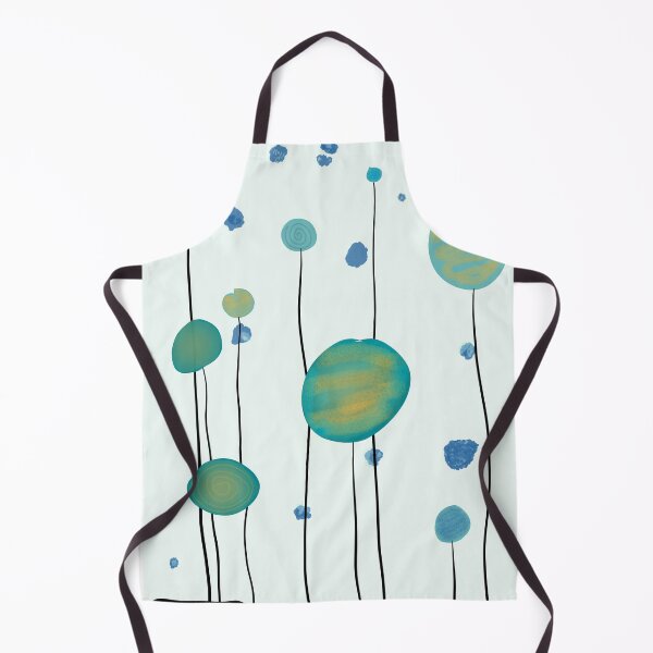 Item preview, Doodle abstract blue under the sea designed and sold by Doodlehomeshop.