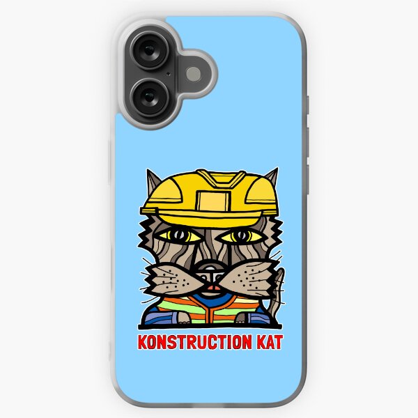 "Konstruction Kat" iPhone Soft Case