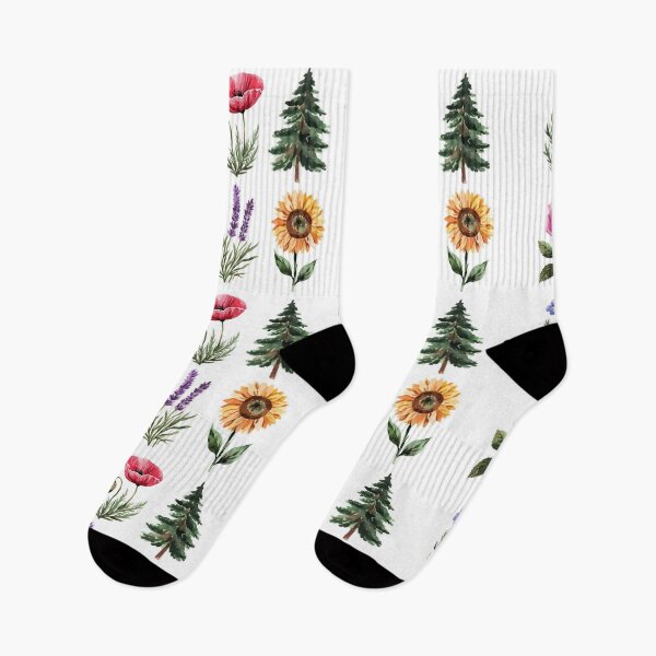Item preview, Watercolor flowers plants designed and sold by Merch-Kitsune.