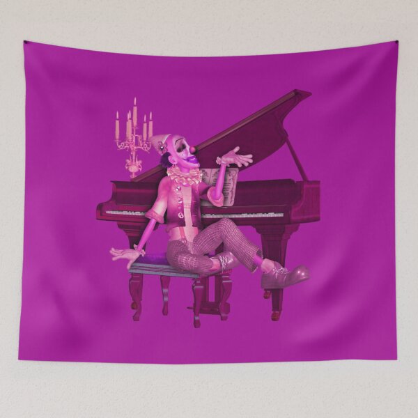Item preview, Clown with piano designed and sold by AstorAurora.