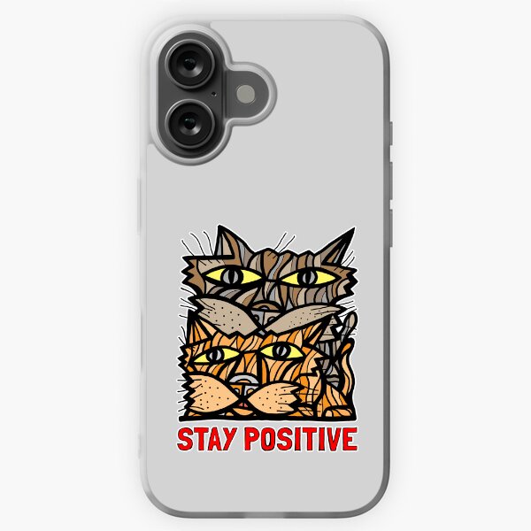 "Stay Positive" iPhone Soft Case