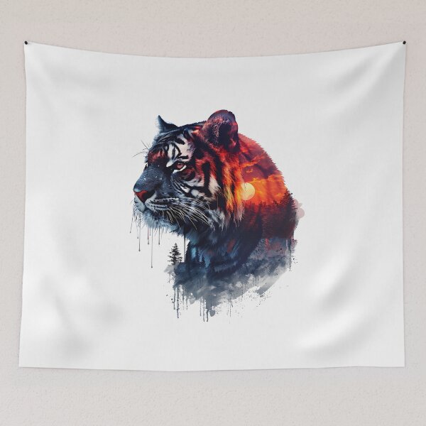 Item preview, Tiger's Twilight designed and sold by KNAA.