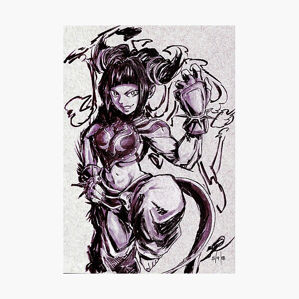 Juri: Street Fighter Photographic Print