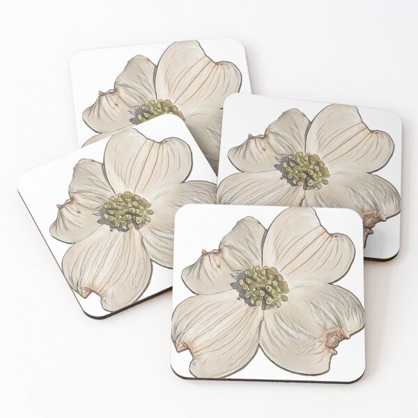 Item preview, Dogwood bloom designed and sold by MangledIvy.