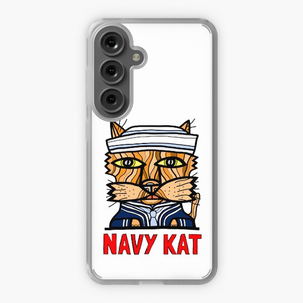 "Navy Kat" Samsung Galaxy Soft Case