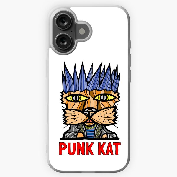 "Punk Kat" iPhone Soft Case