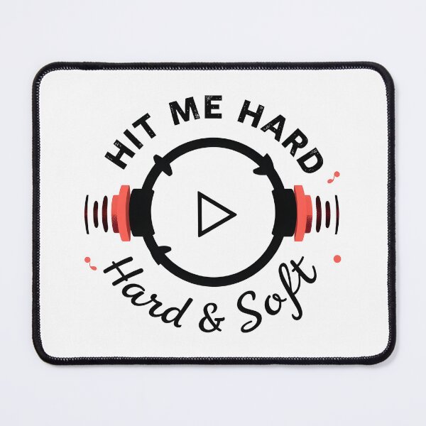 Item preview, Hit me hard and soft billie eilish on repeat design for an essential t-shirt designed and sold by puurfectcat.