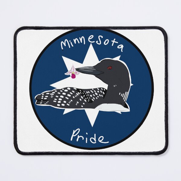 Item preview, Minnesota pride design- loon, lady slippers flower designed and sold by OzymandiasArt.