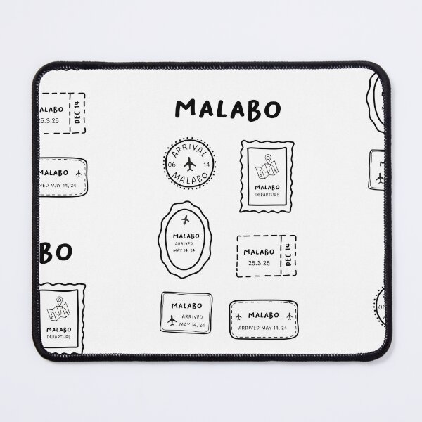 Item preview, Malabo | Travel Stamp Collection | Minimalist Design designed and sold by RM-Journey.